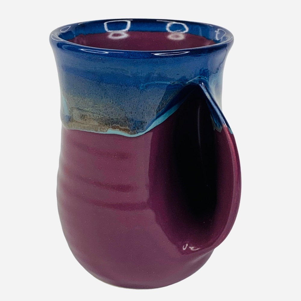 Purple Passion Handwarmer Mug, Right Hand